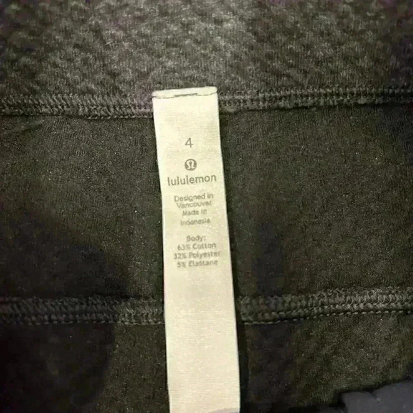 Lululemon Women’s Crop Pant Dark Gray Size 4 Athleisure Casual Wide Leg - Picture 7 of 10